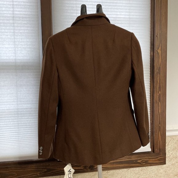 Vintage 70s Koret Of California Pure Wool Brown Women’s Size 8  Blazer Tags NOS - Picture 10 of 10